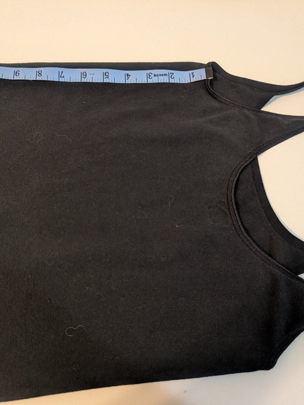 Womens black stretch camisole, size Large/XLarge